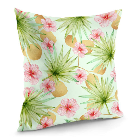 Image of Fancy Tropical Pattern Pillow Cover