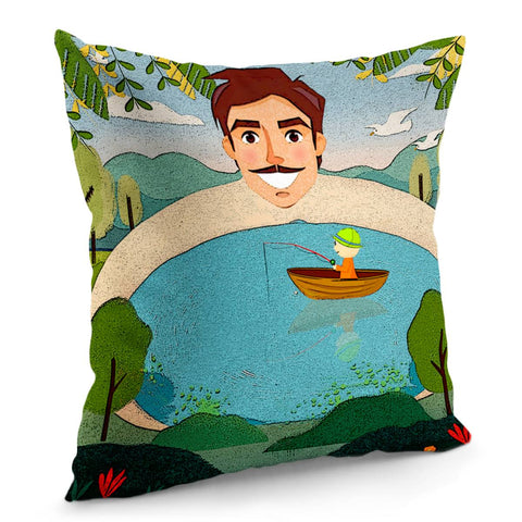 Image of Father Image Pillow Cover