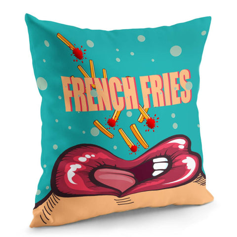 Image of French Fries Pillow Cover