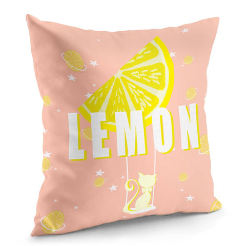 Image of Lemon Pillow Cover