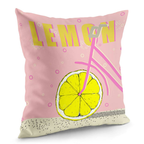 Image of Lemon Pillow Cover