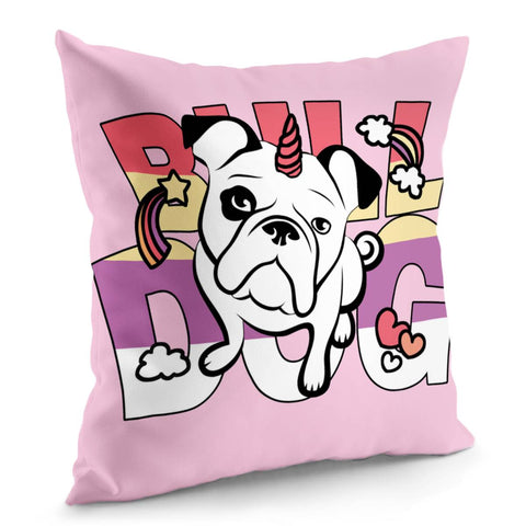 Image of Bulldog Pillow Cover