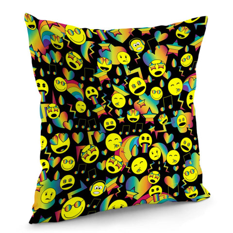 Image of Emoji Party Pillow Cover