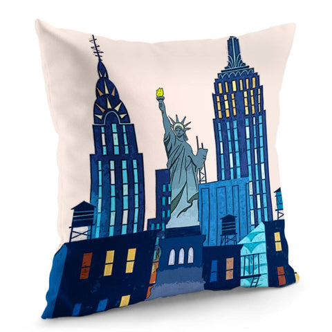 Image of Empire State Building Pillow Cover