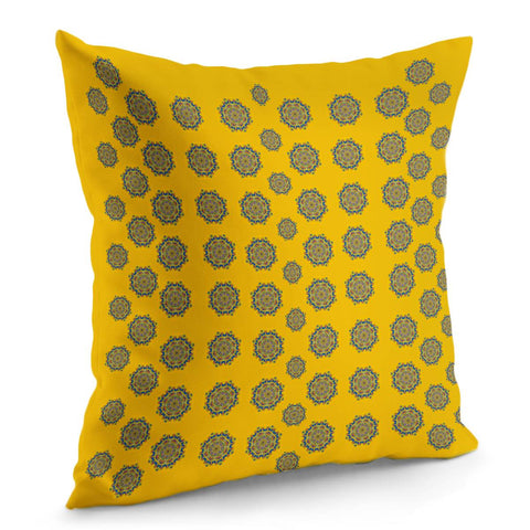 Image of Sensational Stars On Incredible Yellow Pillow Cover