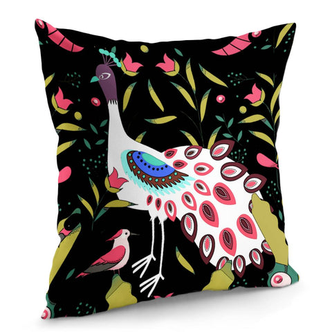 Image of Peacock Pillow Cover