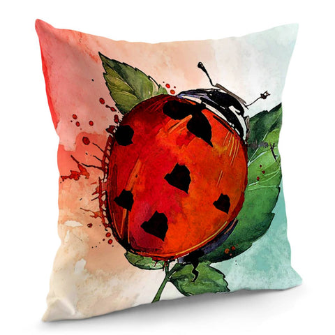 Image of Ladybug Pillow Cover