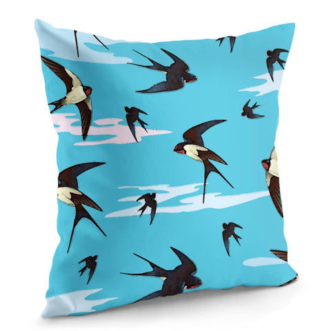 Image of Cloud And Swallow Pillow Cover