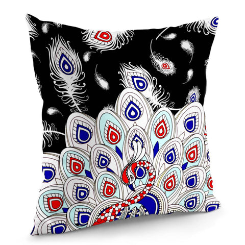 Image of Peacock Pillow Cover