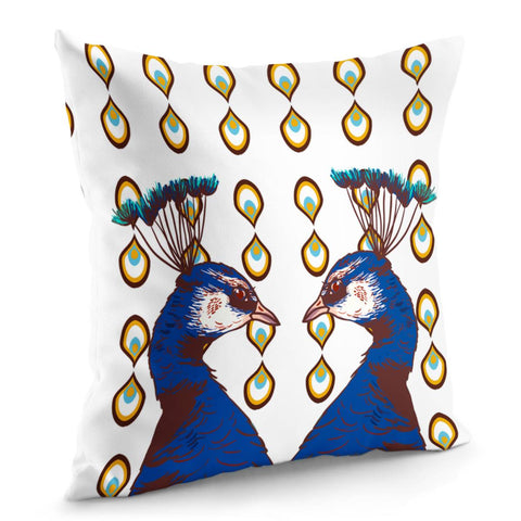 Image of Peacock Pillow Cover