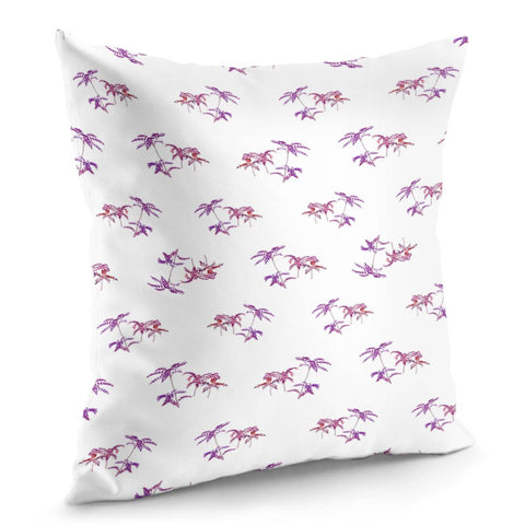 Image of Colored Nature Patten Design Pillow Cover