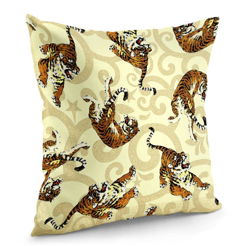 Image of Chinese Tiger Pillow Cover