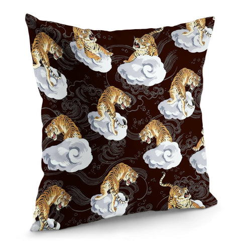 Image of Chinese Tiger Pillow Cover