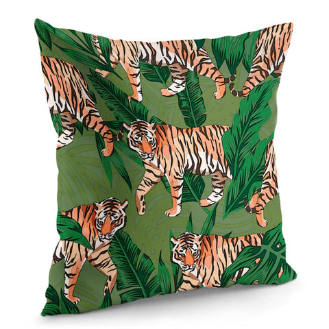 Image of Chinese Tiger Pillow Cover