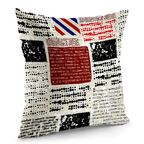 Image of Retro Newspaper Pillow Cover