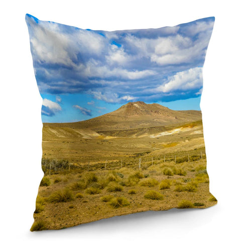 Image of Patagonian Landscape Scene, Argentina Pillow Cover