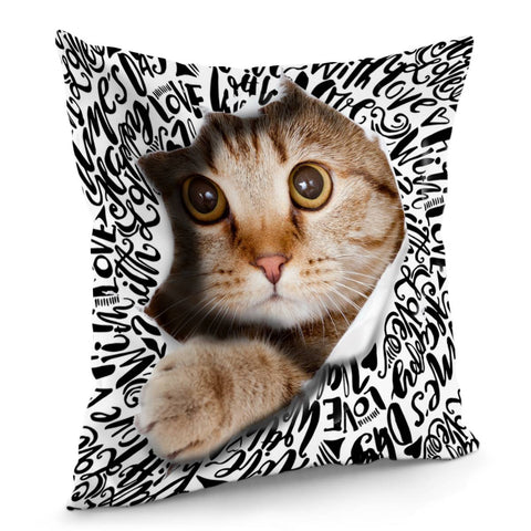 Image of Graffiti Letters Pillow Cover