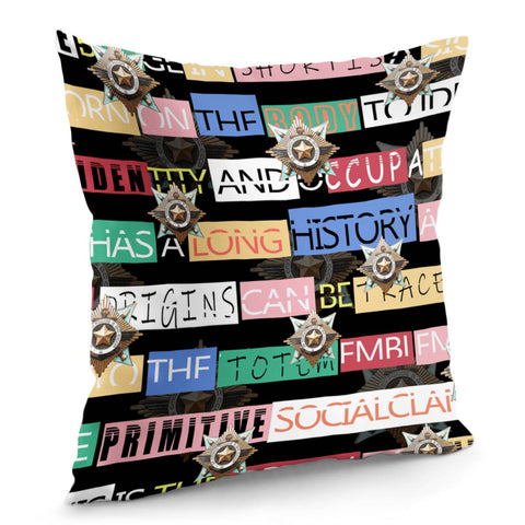 Image of Font Pillow Cover