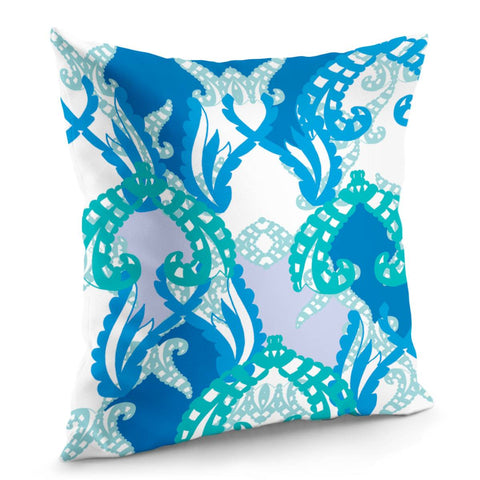 Image of Blue Pillow Cover