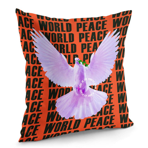 Image of Peace Dove Pillow Cover