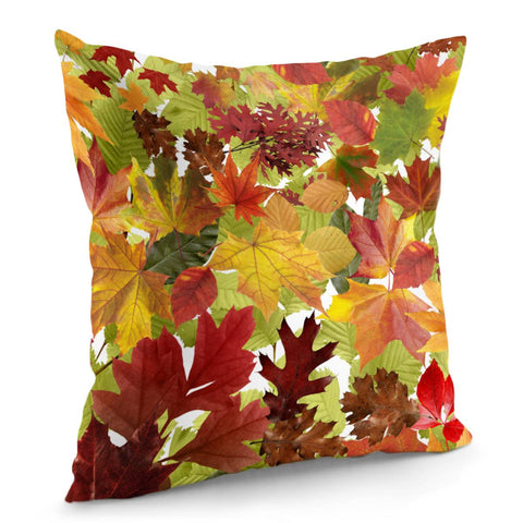 Image of Autumn Fall Leaves Pillow Cover