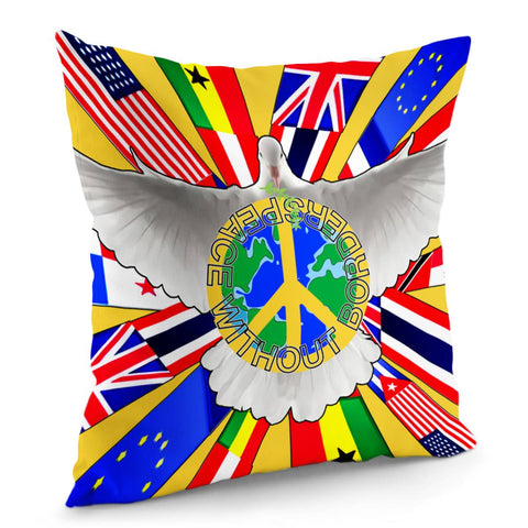 Image of Peace Pigeon Pillow Cover