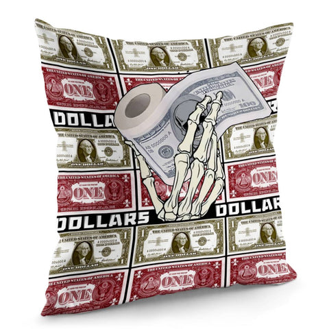 Image of Dollar Pillow Cover