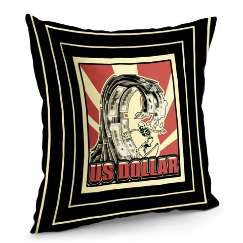 Image of Dollars Pillow Cover