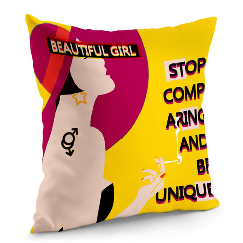 Image of Feminist Pillow Cover