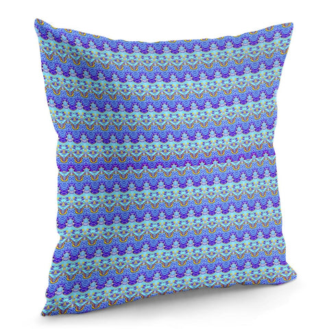 Image of Colorful Asian Style Pattern Pillow Cover