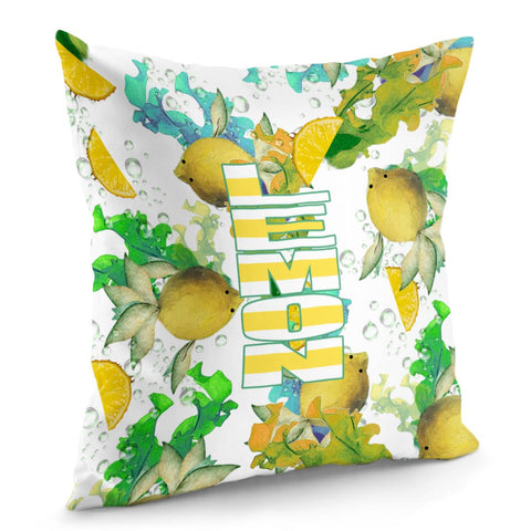 Image of Lemon Pillow Cover