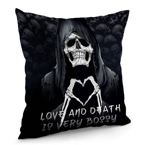 Image of Skull Pillow Cover