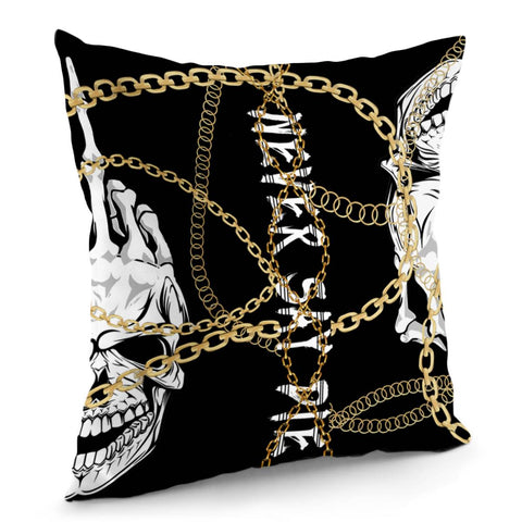 Image of Skull Pillow Cover