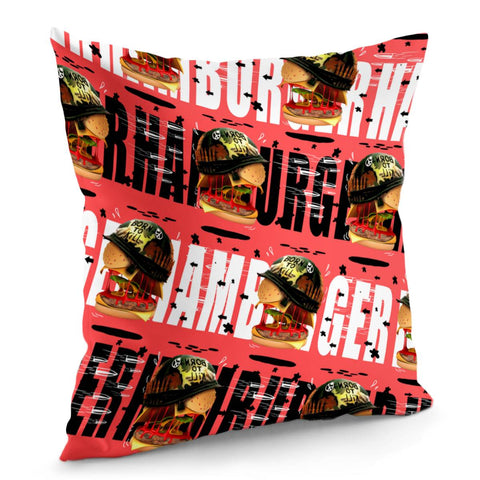 Image of Burger Pillow Cover