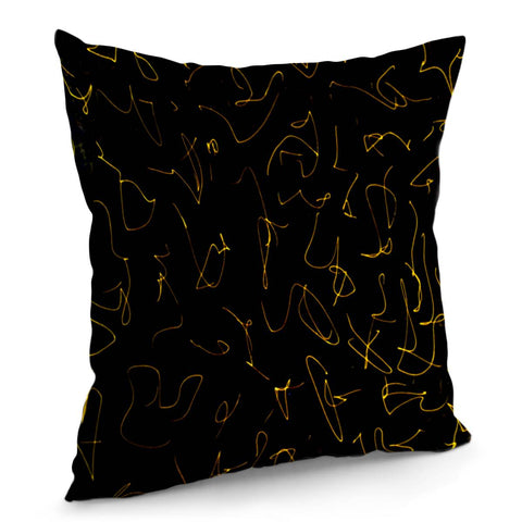 Image of Dark Texture Print Pillow Cover