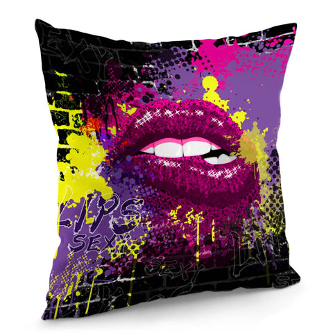 Image of Lips Pillow Cover