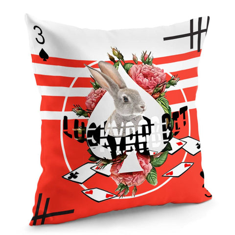 Image of Rabbit Pillow Cover