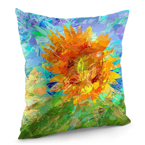 Image of Sunflower Pillow Cover