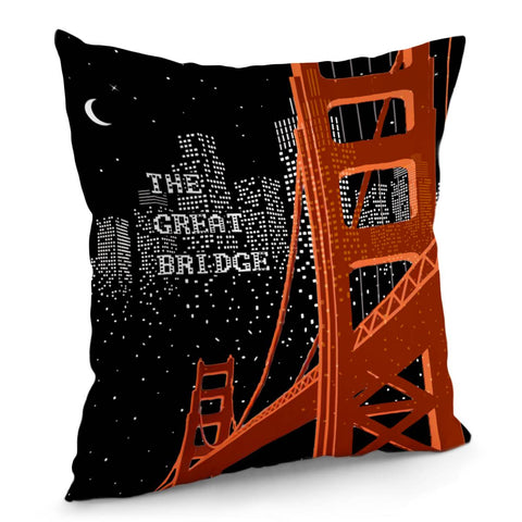 Image of Golden Gate Bridge Pillow Cover