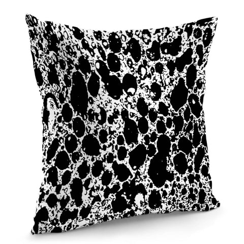 Image of Black And White Abstract Print Pillow Cover