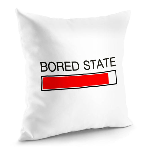 Image of Boring Concept Illustration Pillow Cover