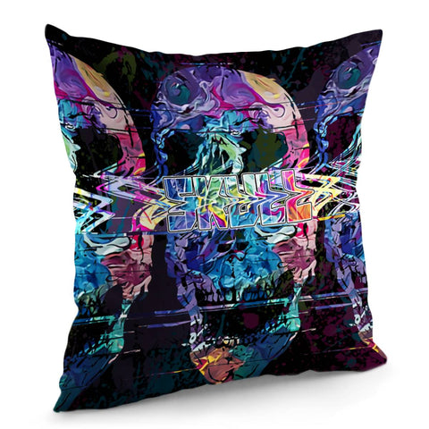 Image of Skull Pillow Cover