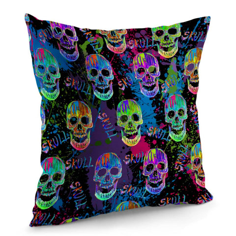 Image of Skull Pillow Cover