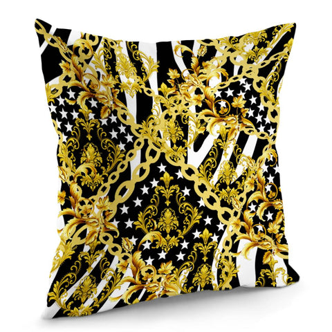 Image of Baroque Print Pillow Cover