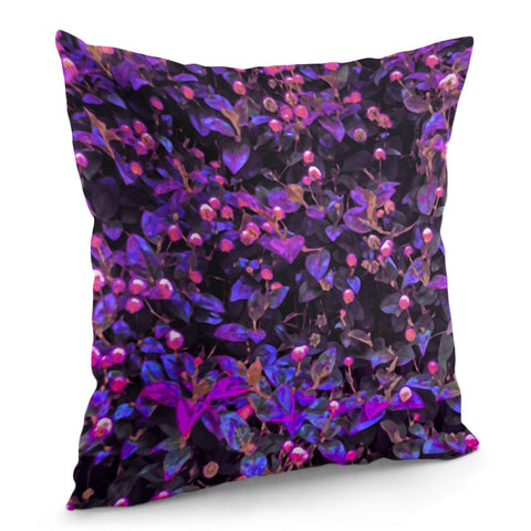 Image of Stylized Floral Texture Pattern Pillow Cover