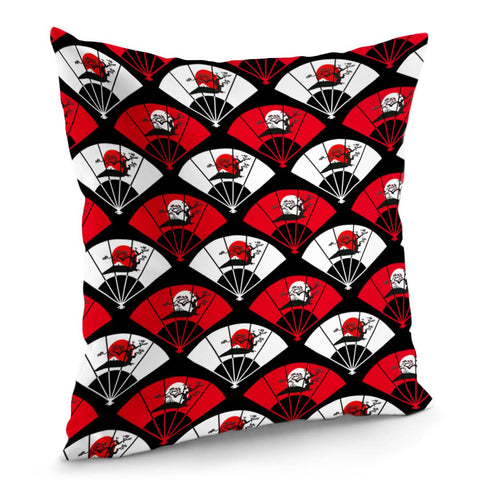 Image of Japanese Style Fan Pillow Cover