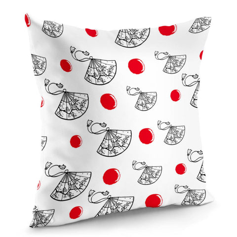 Image of Japanese Folding Fan Pillow Cover