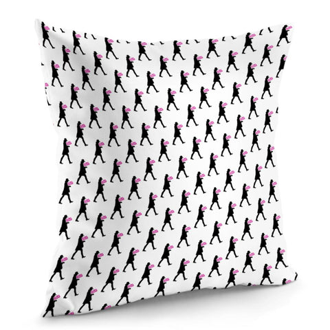 Image of Girl Power Concept Print Pattern Pillow Cover