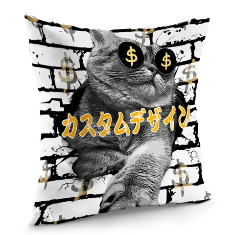 Image of Cat Pillow Cover