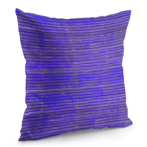 Image of Blue Grunge Print Pillow Cover